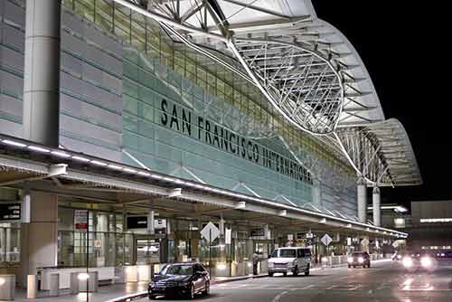 Front of San Francisco International Airport SFO